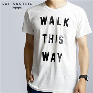 【在庫処分！12月13日まで】 SOL ANGELES プリントポケットTシャツ Sサイズ ホワイト