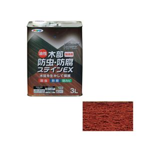 アサヒペン AP 油性木部防虫防腐ステインEX 3L マホガニー 商品画像