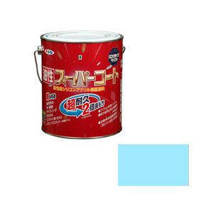 アサヒペン AP 油性スーパーコート 1.6L 水色 商品画像