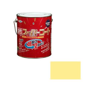 アサヒペン AP 油性スーパーコート 1.6L クリーム色 商品画像