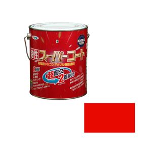アサヒペン AP 油性スーパーコート 1.6L 赤 商品画像