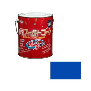 アサヒペン AP 油性スーパーコート 1.6L 青 商品画像
