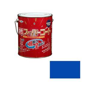 アサヒペン AP 油性スーパーコート 1.6L 青