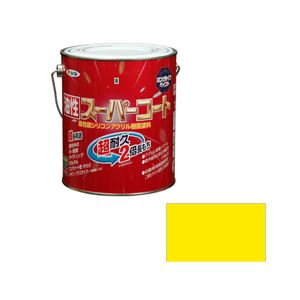 アサヒペン AP 油性スーパーコート 1.6L 黄色 商品画像