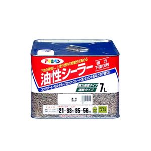 アサヒペン AP 油性シーラー 7L 透明(クリヤ)