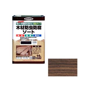 アサヒペン AP 木材防虫防腐ソート 14L ブラウン 商品画像