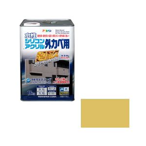 アサヒペン AP水性シリコンアクリル外かべ用 16KG シトラスイエロー 商品画像