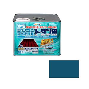 アサヒペン AP 水性シリコンアクリルトタン用 7L オーシャンブルー