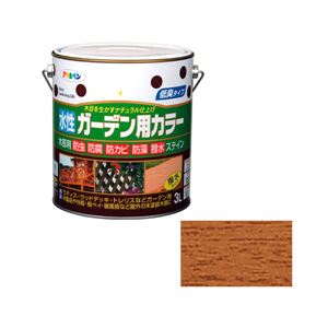 アサヒペン AP 水性ガーデン用カラー 3L ライトオーク 商品画像