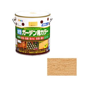 アサヒペン AP 水性ガーデン用カラー 3L 透明(クリヤ) 商品画像