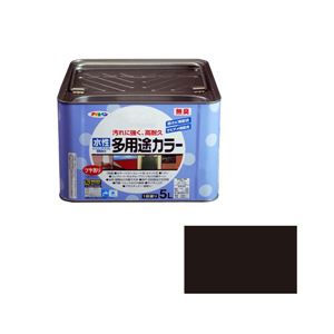 アサヒペン AP 水性多用途カラー 5L 黒 商品画像