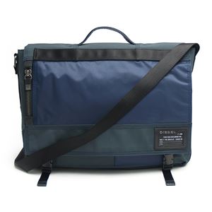 DIESEL （ディーゼル ） X01681 PR520 H4831 クロスボディブリーフバッグ Ebony／Insignia Blue