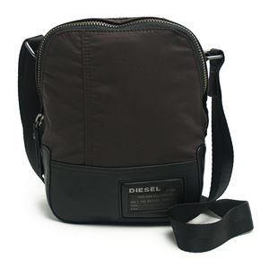 DIESEL （ディーゼル ） X02120 P0163 H3720 クロスボディショルダー Dark Brown／Black