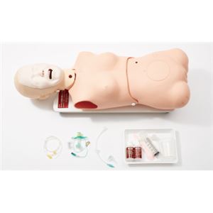 サカモト経管栄養トレーナーII(看護実習モデル人形) 頭部可動 M-190-0 商品画像