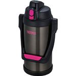 軽量水筒/スポーツジャグ 【大容量 2.0L】 ブラックマゼンタ 直飲みタイプ コンパクト 真空断熱 『THERMOS サーモス』