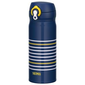 【THERMOS サーモス】 水筒 真空断熱ケータイマグボトル 【ネイビーイエロー】 400ml 軽量 コンパクト