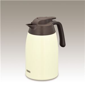 【THERMOS サーモス】 ステンレスポット/保温ポット 【1.5L クッキークリーム】 軽量 コンパクト 真空断熱 【THERMOS サーモス】 ステンレスポット/保温ポット 【1.5L クッキークリーム】 軽量 コンパクト 真空断熱