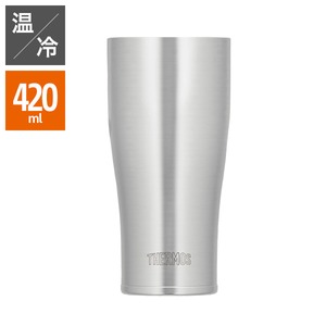 【THERMOS サーモス】 真空断熱タンブラー/カップ 【420ml】 ステンレス製 ヘアライン仕上げ 食洗機可