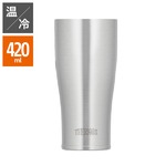 【THERMOS サーモス】 真空断熱タンブラー/カップ 【420ml】 ステンレス製 ヘアライン仕上げ 食洗機可