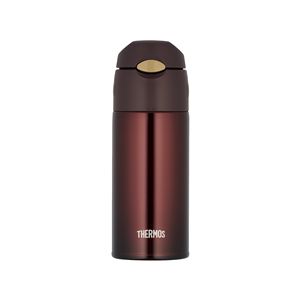 【THERMOS サーモス】 水筒 真空断熱ストローボトル 【保冷専用 ブラウン】 400ml シンプルデザイン 軽量