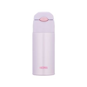 【THERMOS サーモス】 水筒 真空断熱ストローボトル 【保冷専用 ラベンダー】 400ml シンプルデザイン 軽量