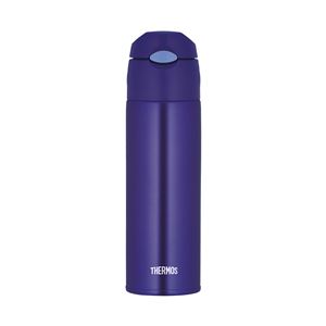 【THERMOS サーモス】 水筒 真空断熱ストローボトル 【保冷専用 ブルー】 550ml シンプルデザイン 軽量