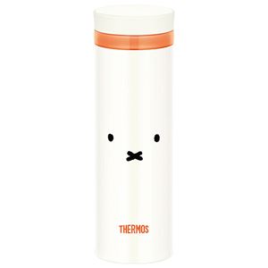 【THERMOS サーモス】 水筒 真空断熱ケータイマグボトル 【ミッフィー ピュアホワイト】 350ml 超軽量 コンパクト