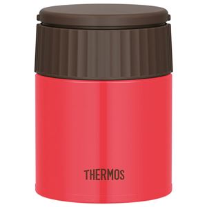 【THERMOS サーモス】 真空断熱スープジャー/フードコンテナー 【300ml ピーチ】 広口タイプ 保温・保冷力抜群