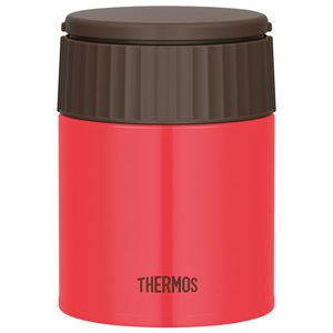 【THERMOS サーモス】 真空断熱スープジャー/フードコンテナー 【400ml ピーチ】 広口タイプ 保温・保冷力抜群