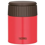 【THERMOS サーモス】 真空断熱スープジャー/フードコンテナー 【400ml ピーチ】 広口タイプ 保温・保冷力抜群