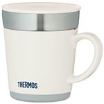 【THERMOS サーモス】 保温マグカップ/マイカップ 【350ml ホワイト】 フタ付き ステンレス魔法びん構造