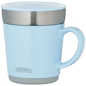 【THERMOS サーモス】 保温マグカップ/マイカップ 【350ml ライトブルー】 フタ付き ステンレス魔法びん構造