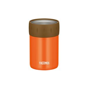 【THERMOS サーモス】 保冷 缶ホルダー 【350ml缶用 オレンジ】 真空断熱ステンレス魔法びん構造