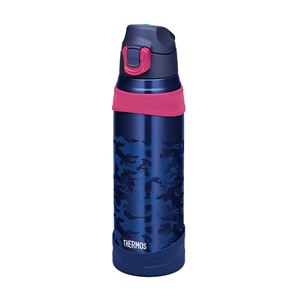 【THERMOS サーモス】 水筒 真空断熱スポーツボトル 【保冷専用 1L ネイビーカモフラージュ】 直飲み ワンタッチオープン