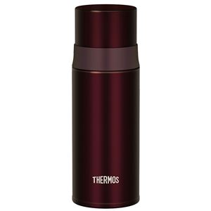 【THERMOS サーモス】 水筒 ステンレスボトル 【ブラウン】 350ml 軽量 スリム