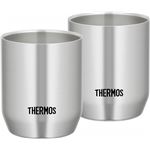 【サーモス THERMOS】 ステンレスマグ/コップ 【280ml】 2個セット 真空断熱 保温 保冷 結露しにくい仕様 〔スポーツ オフィス〕