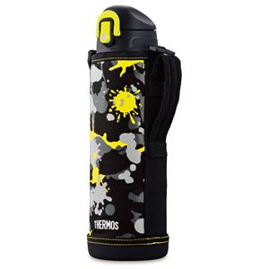 【サーモス THERMOS】 2WAY ステンレスボトル/水筒 【ブラックペイント】 1.0L 真空断熱 保温 保冷 〔スポーツ オフィス〕