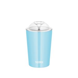 【サーモス THERMOS】 ステンレス ストローカップ/水筒 【ライトブルー】 300ml 真空断熱 保温 保冷 フタ付き 〔スポーツ〕