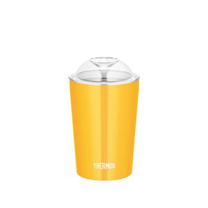 【サーモス THERMOS】 ステンレス ストローカップ/水筒 【オレンジ】 300ml 真空断熱 保温 保冷 フタ付き 〔スポーツ〕