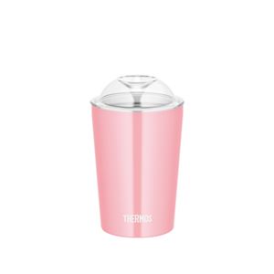 【サーモス THERMOS】 ステンレス ストローカップ/水筒 【ライトピンク】 300ml 真空断熱 保温 保冷 フタ付き 〔スポーツ〕