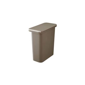 (8個セット) ゴミ箱 ダストボックス 約幅18.6cm 20L ブラウン ワンプッシュオープン HOME＆HOME 防臭ペール キッチン トイレ b04