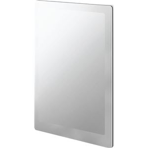 (32個セット) 浴室鏡 お風呂鏡 約幅17×奥行0.6×高さ22cm ホワイト 樹脂製 マグネット設置 くもり止め RAXE ラックスMG b04