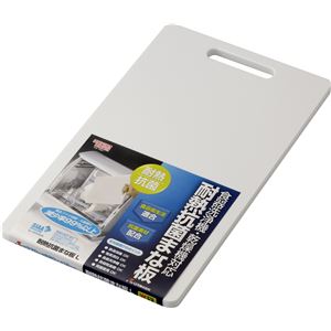 耐熱抗菌 まな板/カッティングボード (L ホワイト 3個セット) 約幅37cm 塩素漂白 食洗機対応 HOME＆HOME (キッチン) b04