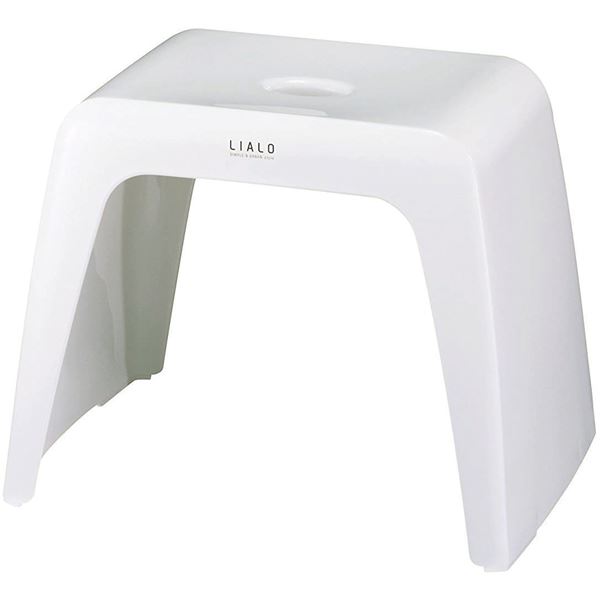 (3個セット) バスチェア 風呂椅子 座面高約30cm 約幅39.2cm ホワイト 通気性抜群 抗菌効果 LIALO リアロ 浴室 風呂 バスルーム b04