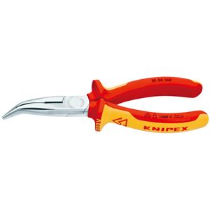 KNIPEX(クニペックス)2526-160 絶縁40゜先曲ラジオペンチ 1000V 商品画像