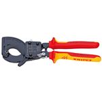 KNIPEX（クニペックス）9536-250 絶縁ケーブルカッター 1000V（ラチェット式