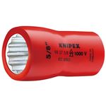 KNIPEX（クニペックス）9837-1／2 （3／8SQ） 絶縁ソケット 1000V