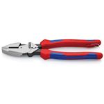 KNIPEX（クニペックス）0912-240TBK 架線工事用強力ペンチ（圧着付）