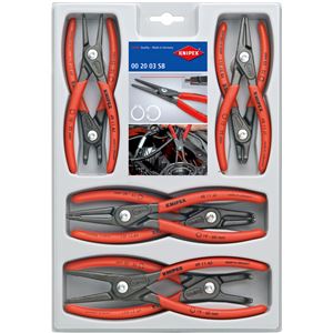 KNIPEX（クニペックス）002004SB 精密スナップリングプライヤーセット（8本組）