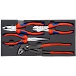 KNIPEX（クニペックス）002001V01 プライヤーセット ウレタントレイ入り
